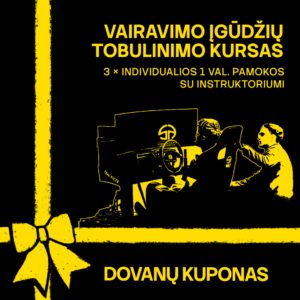 3h vairavimo įgūdžių tobulinimo kursas
